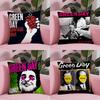 G-Green D-Day Band Album Pillow Case Soft Plush Fabric Double-Sided Printed Cushion Cover Warm Winter Sofa Pillow Case