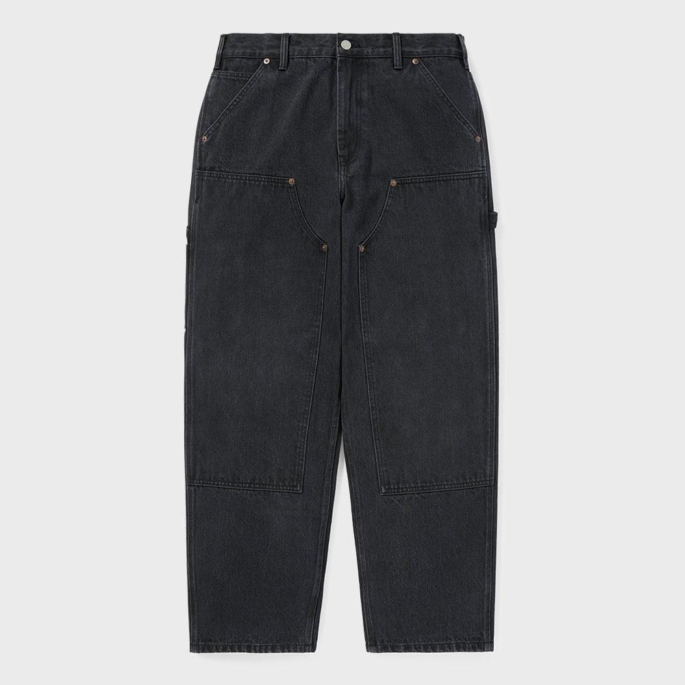 Эти Штаны Из Денима С Двойными Коленями Черные S