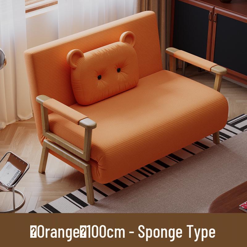 Creative Foldable Sofa Bed - Space-Saving, Thickened, and Comfortable for One Person