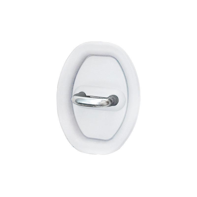 Set da 4 Pezzi Fibbia di Blocco Portiera Auto Pad Protettivo, Guarnizione Ammortizzante per Portiera Auto, Copertura Protettiva Blocco Portiera, Adesivo Anti-collisione Chiuso