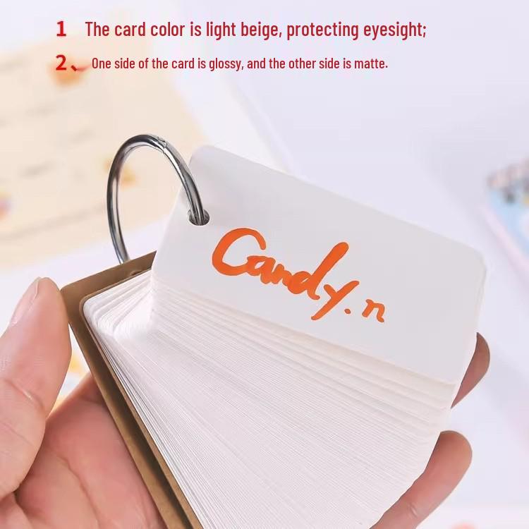 Kompakter Metallring Loseblatt-Notizblock - Taschenformat, leer und tragbar