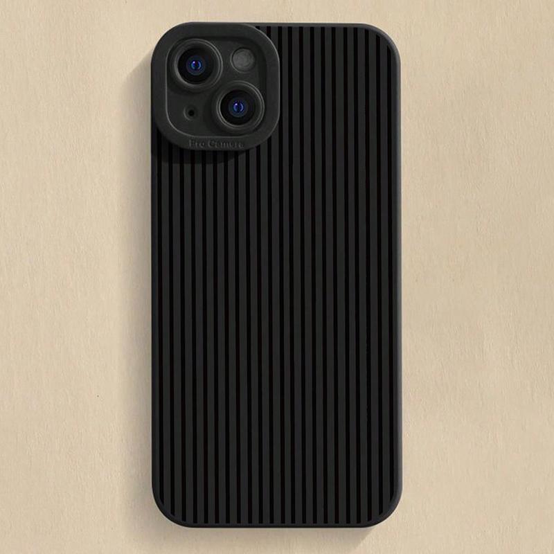 

Minimalist Vertical Stripe Pattern Phone Case for iPhone 17 16 15 14 13 12 11 16E Series Pro Max Plus Double Layer Protection iphone 15 ProMax