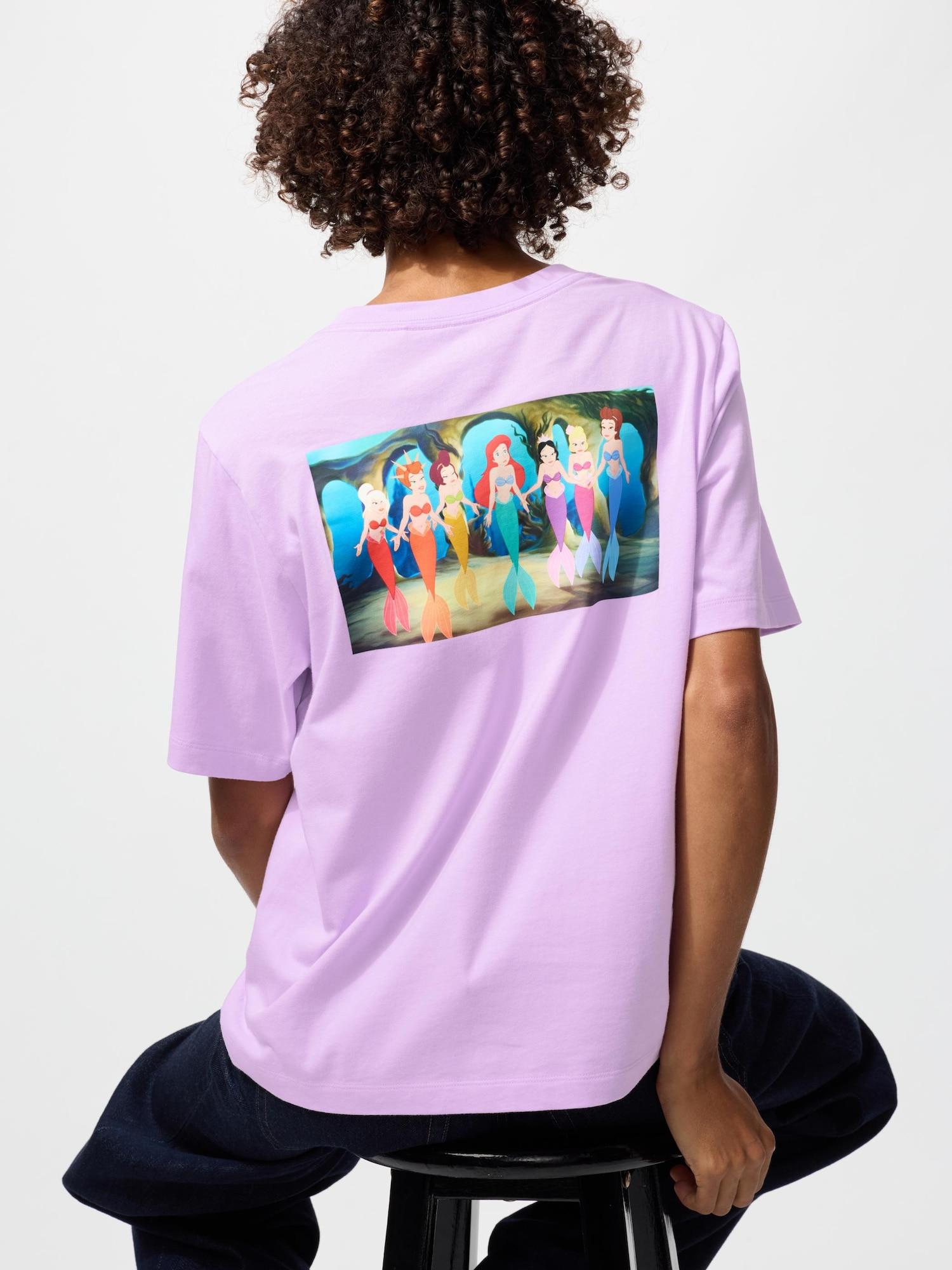Uniqlo Магия для всех TimElEss UT Графическая футболка с коротким рукавом E 70 LIGHT PURPLE/WOMEN XS