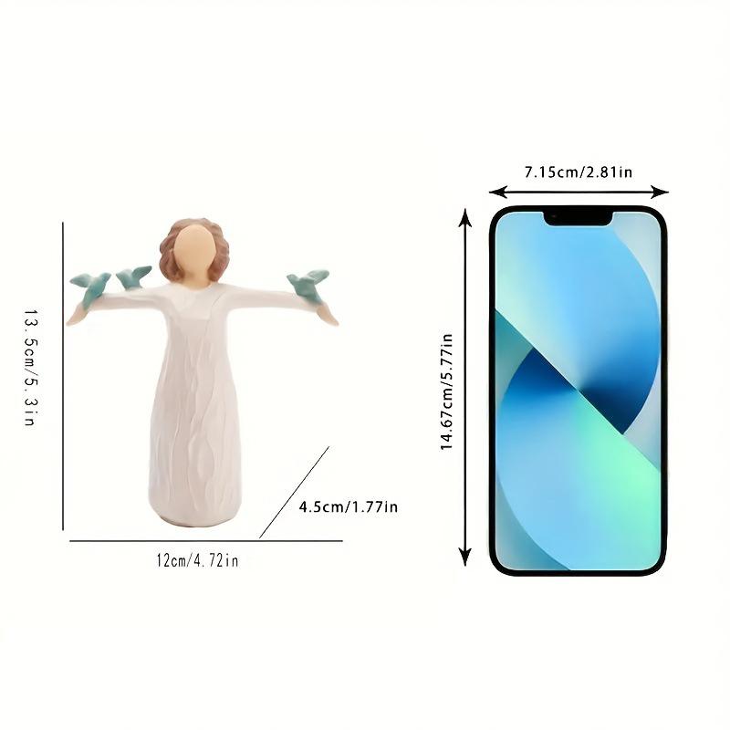 Love Angel Decorațiuni de Mobilier pentru Casă Artă Sculpturală Living Dormitor Decorare Masă de Dining Artizanat din Rășină Produse de Decorare a Camerei