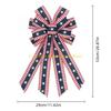 92MF Handmade Ribbon Bows For Patriotic Decoration Party Crafting Supplies Decorative Bowknot for Independence Day
