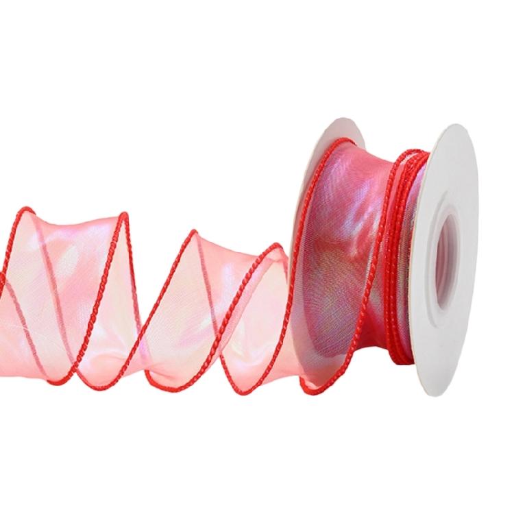 Sheer Organza Ribbon 40mmx9Meters Sheer Ribbon Decorative Ribbon for Craft Wrapping Bouquets Wedding Making Bows Wreath