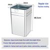 Galvanized Square Trash Can Liner