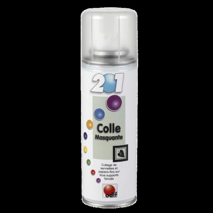 Colle en spray - Odif - 201 - 250ml - Spécial serviette - Masquante