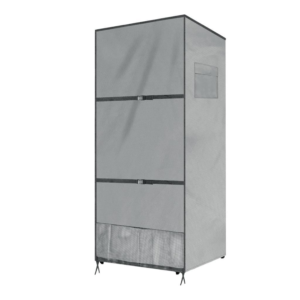 Universal Outdoor Refrigerator Cover Dustproof Freezer Covers for Protecting Upright Freezers/Beverage Refrigerator