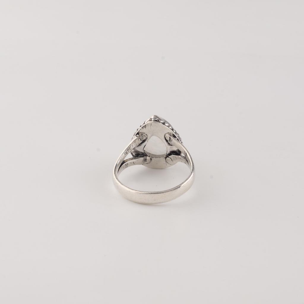 Natural Rainbow Moonstone Gemstone 925 Sterling Silver Handcrafted Jewelry Women Ring For All occasion RR-85-24