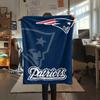 New England Patriots Print Flanelldecke Hohe Qualität Warm Bequem Decke für Alle Jahreszeiten Perfekt für Geschenke Heimdekoration