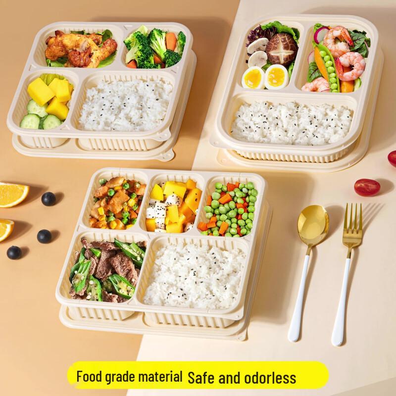 Set de boîtes-repas biodégradables en amidon de maïs Xiaoyueya