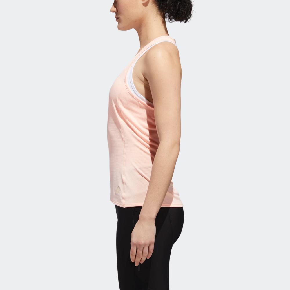 Adidas 19 Supernova Tank Solid Color Round Neck Sleeveless Vest Women Tops Clear-Orange DJ3600