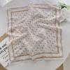 Versatile Decorative Lace Small Square Scarf Silk Scarf Female Simple Temperament Small Scarf