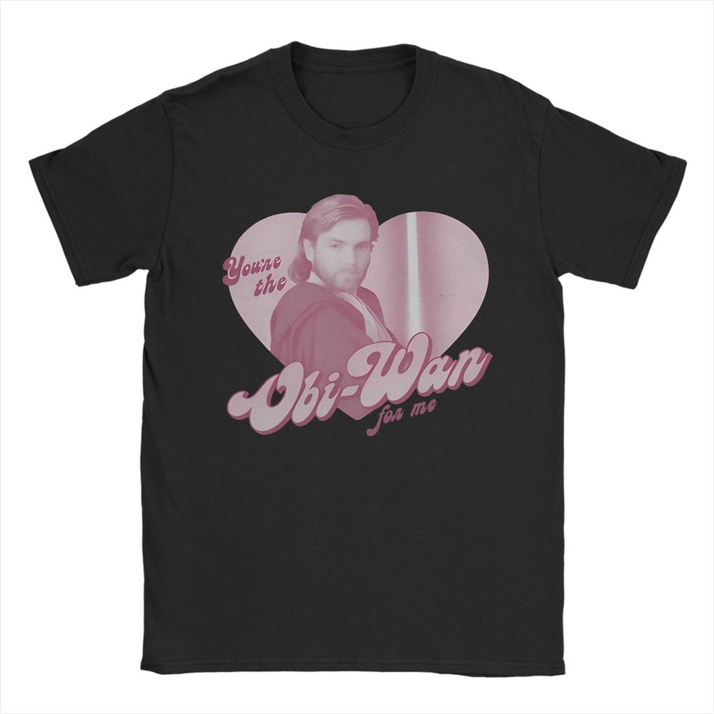 Obi-Wan Kenobi Koszulka Kosmiczna Męska Jezus Retro Kolaż Streetwear 100% Bawełna T-shirty Lato O-neck T-shirt Duże Rozmiary Top