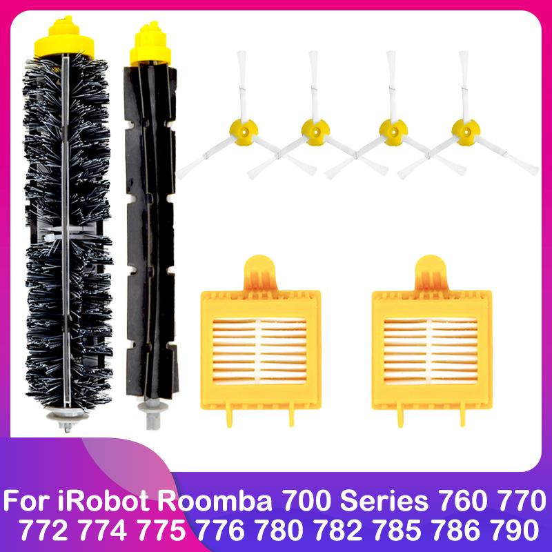 Fit For iRobot Roomba 700 Series 770 780 790 772 774 775 776 760 782 785 786 Main Side Brush Hepa Filter Wheel Accessories Spare