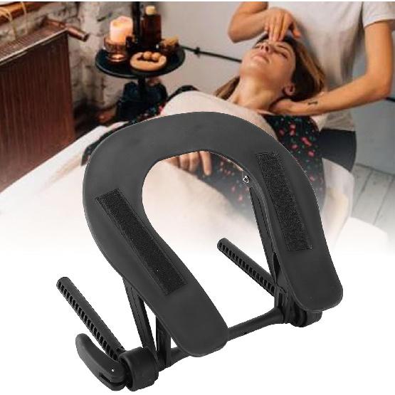 Universal Massage Table Face Cradle, Adjustable Massage Headrest for Spa and Beauty Bed, Comfortable Massage Face Pillow with Hook and Loop