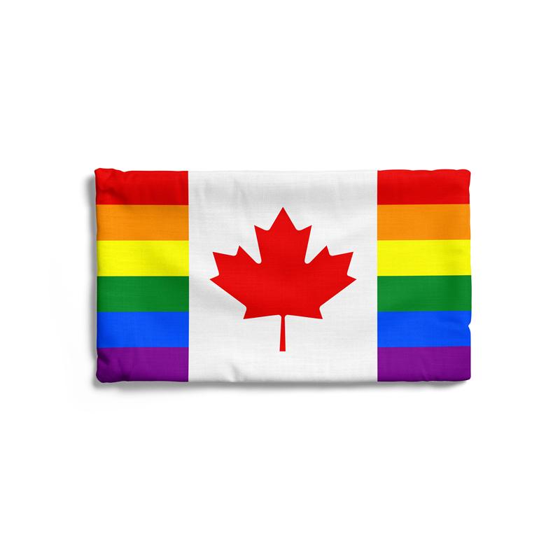 Aertemisi 20'' x 12'' Canada LGBT Rainbow Pride Rectangular Throw Pillow Cushion Covers Cases Pillowcases 50cm x 30cm