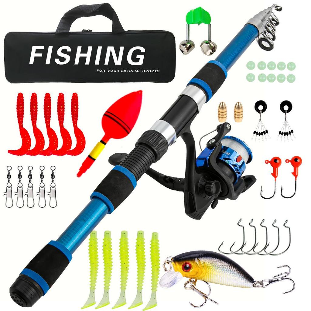 1.8m Children's Fishing Rod Set: Ultra Short Rod and Reel, Hot Cross-border Deal