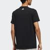Adidas Logo Print Short Sleeve T-Shirt Men Tops Black DZ1989