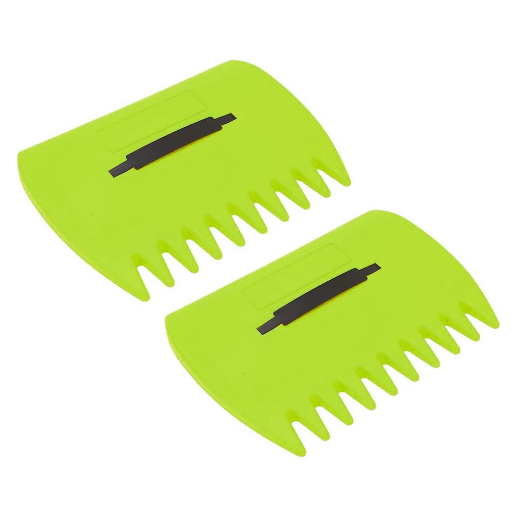2 Pcs Leaf Scoop Fallen Leaves Grabber Dead Branches Claw Plastic Hand Rake for Garden Lawn