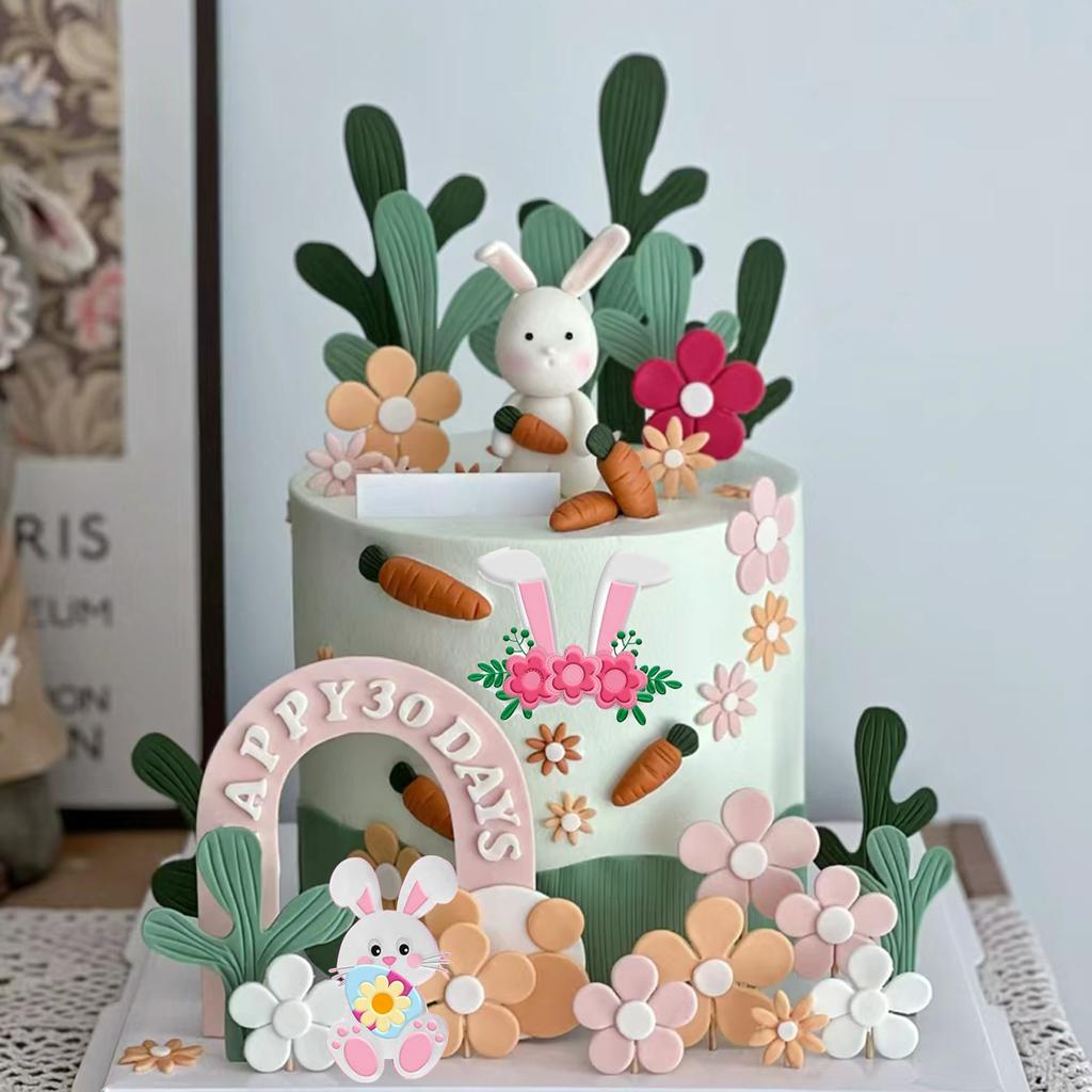 Velikonoční králík Mrkev Silikonové formy Bunny Fondant Forma na čokoládu Pomůcky na zdobení dortů Formy na mýdlo z polymerové hmoty Pryskyřice
