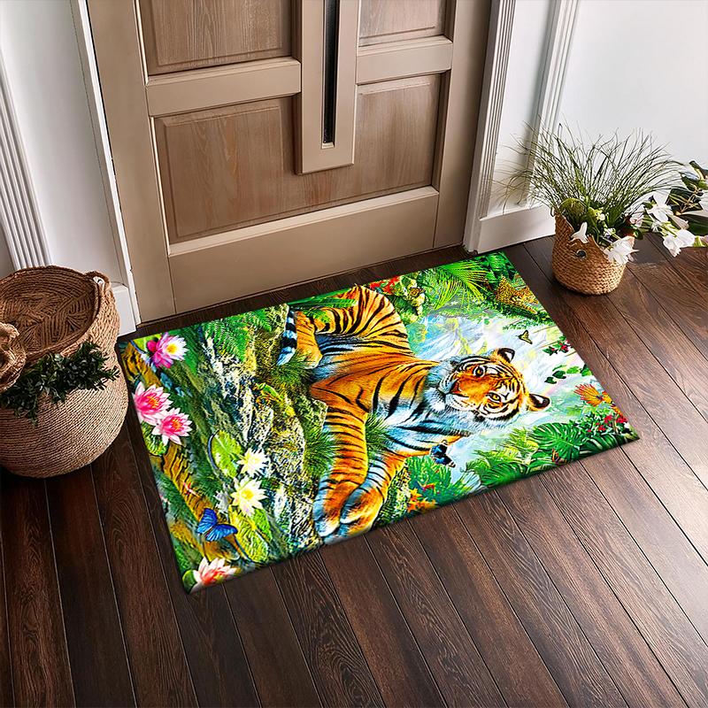 2026 New Style cartoon tiger Carpet Rug for Living Room Bedroom Home Sofa Decoration,Kids play Non-slip Floor Mat