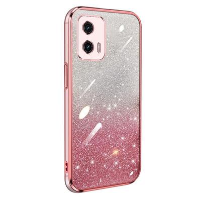 Motorola Moto G84/G73/G54/E32s/G60 Třpytivý galvanicky pokovený kryt na telefon s plným pokrytím pro ženy