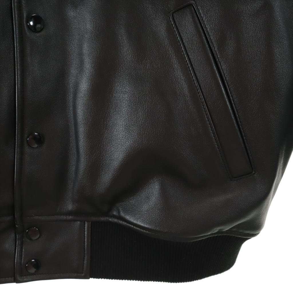 Supreme 20FW Šmoulové spolupráce Varsity bunda z ovčí kůže Pánská Použitá