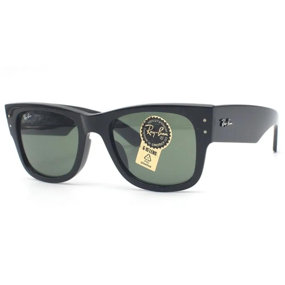 Ray-Ban RB0840SF 901/31 (52) Black Mega Wayfarer Sunglasses