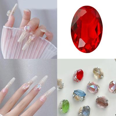 Rhinestones na paznokcie Jajka gołębie Kamienie szlachetne na paznokcie Zawieszki Kryształowe zawieszki na paznokcie Zawieszki do zdobienia paznokci z ostrym spodem Dekoracja do zdobienia paznokci DIY