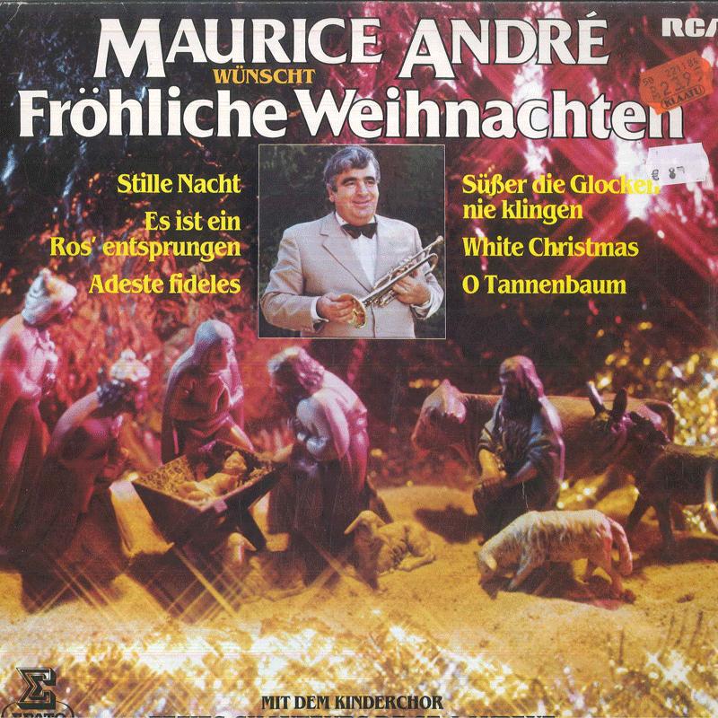 

LP Record WUNSCHT FROHLICHE WEIHNACHTEN Maurice Andre Les Petits Chanteurs ZL30757 ERATO 198 Germany Classical Used
