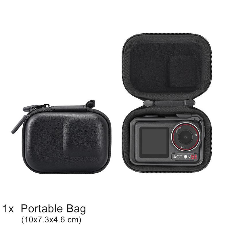 Voor DJI Action 5 Pro Schermbeschermer Gehard Glas Folie Lenskap Dop Tas Hoes voor DJI Action 5 Pro Accessoires