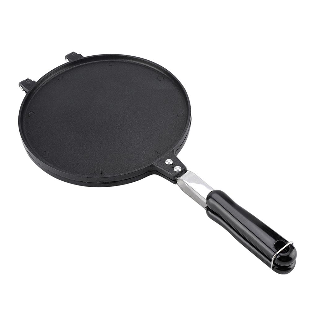 Household Kitchen Gas NOn Stick Egg Roll Waffle Cone Maker Pan Mold Press Plate Baking Tool