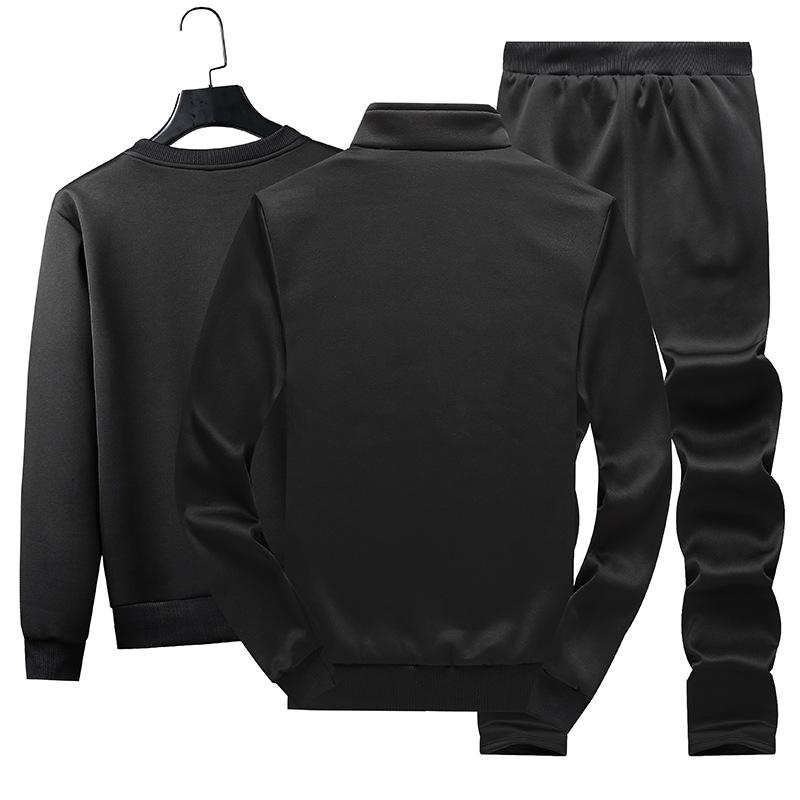 Men's Tracksuits Autumn Jacket Sweatshirt and Long Pants Three Piece Sets Outdoor Sport Suit