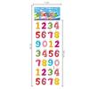 12PCS Bubble Stickers Numeric Alphabet Children Learning Stickers Cute Waterproof DIY Sticker Early Education Reusable TMZ