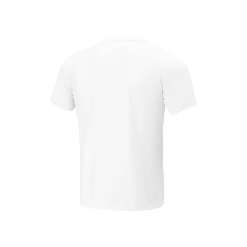 Li Ning T Shirts Unisex White Crew Neck AHSVE61-2