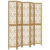 VidaXL Room Divider 5 Panels, Room Separator, Privacy Screen, Living Room Bedroom Screen, Brown Wood 358872