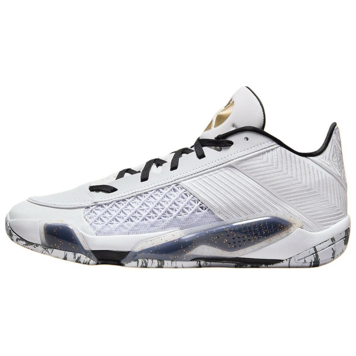 Air Jordan 38 Low White Metallic Gold Men s FD2326-107 EU 47.5