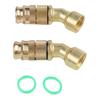 2pcs Brass Garden Sprayer Nozzles with Adjustable Features