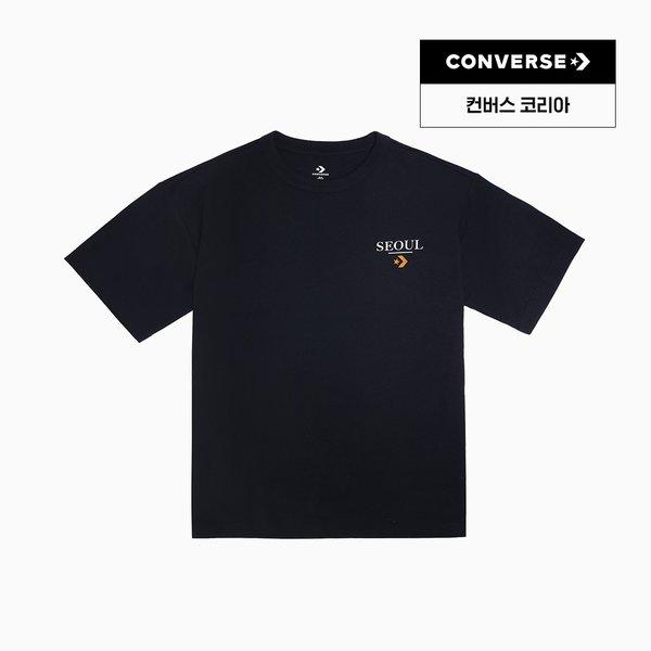 Converse CoTTon Bungeoppang Seoul CiTy T shirT Black Mch647 023