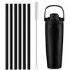 6PCS Replacement Straws for Owala Water Bottle 24 Oz 32 Oz, Reble Plastic Food Grade Drinking Straws with Cleaning Brush Compatible for Owala Cup