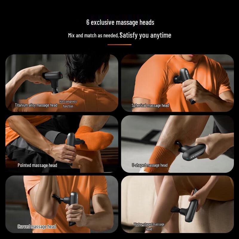 Philips Mini Massage Gun with Titanium Alloy Hot Compress Head