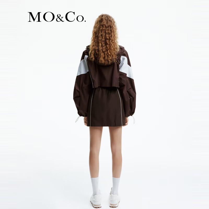MO&Co. 2024 Spring Elastic Waist Sport Mini Skirt
