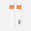 Stripe Color Crew Socks_Orange