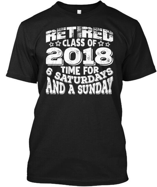 Novelty Retirement T-Shirt Made in the USA Size S to 5XL L