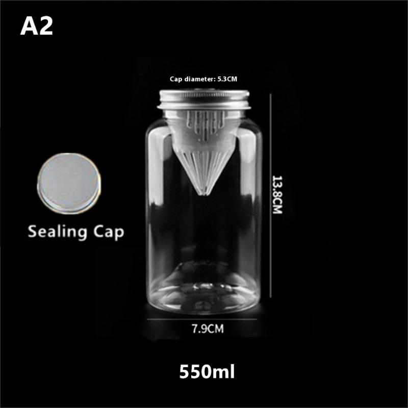 400/550/650/700/1000Ml Fruit Juice Cold Brewed Tea Bottle Transparent Plastic Beverage Bottle Disposable Milk Tea Bottle