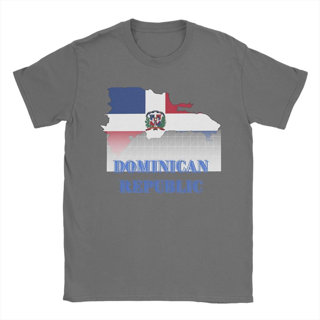 Vintage T Shirt Summer Dominican Republic Trending T Shirts Cotton Tee Shirt for Couple Y2K Funny Wholesale Short Sleeve Tees