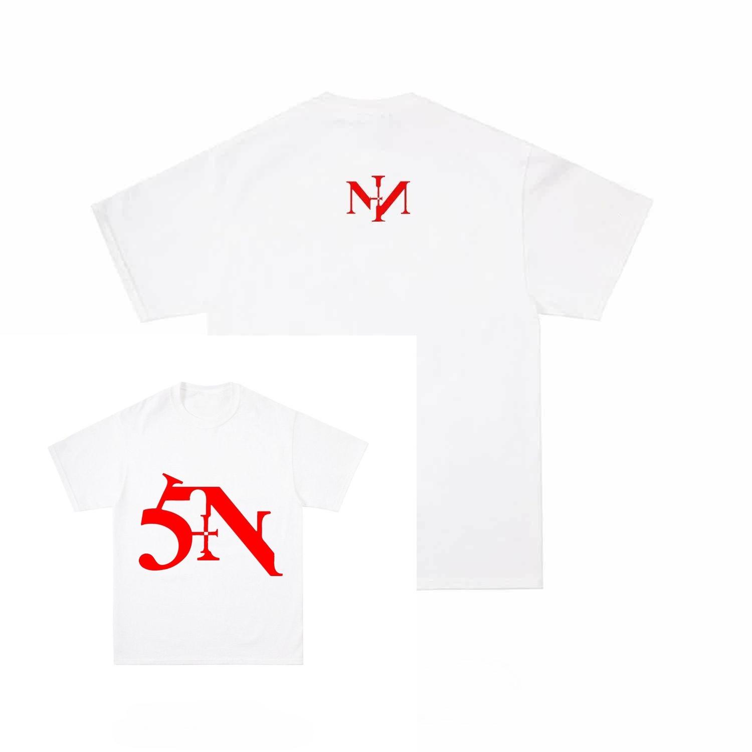 

Nine Inch Nails Industrial Rock Tshirt Mens and Womens Same Style Short Sleeve Printed Loose Cotton M