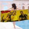 The C-Clash Band Bath Towel Microfiber Soft Water Absorbing Breathable For Girl Kids Decorative Cartoon Beach Towel